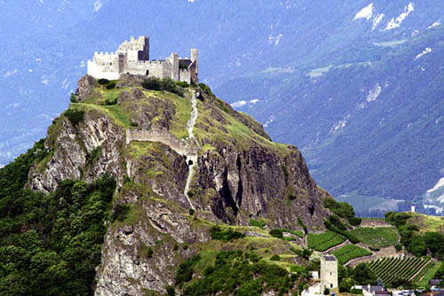 El Castillo de Tourbillon, en Valais